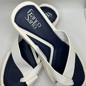 Size 9 Franco Sarto White Sandels